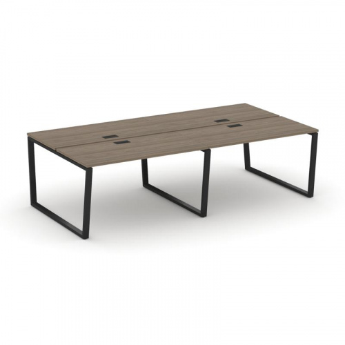 Style Project Рабочая станция 2-х сторон. SN-6T2.DRS-032 Акация Лорка/Металл Антрацит/Заглушка Пласт фото 4