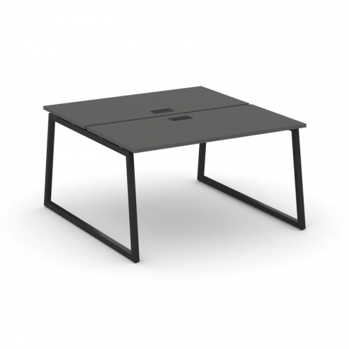 Style Project Рабочая станция 2-х сторон. SN-4T1.DRS-012 Акация Лорка/Металл Антрацит/Заглушка Пласт фото 7