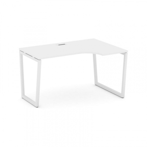 Style Project Стол рабочий эргоном. SN-4T2.SPA-011(R) Акация Лорка/Металл Антрацит/Заглушка Пластик фото 16