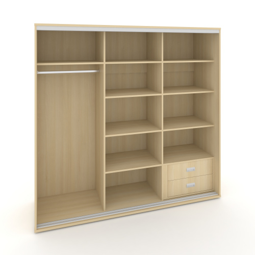 Корпус 3-х секционного шкафа низкого L=1769мм Maris SH.K3-2.2 K1