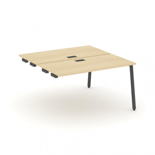 Style Project Стол-приставка к опор. элем. SN-4A.DPRS-004 Дуб Табак/Металл Белый 1580*1232*750 фото 20