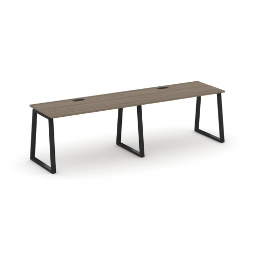 Style Project Рабочая станция 1 сторон. SN-6T1.ORS-022 Акация Лорка/Металл Антрацит/Заглушка Пластик фото 4