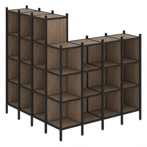 Стеллаж офисный угловой Loft VR.L-60 фото 4 Стеллаж офисный угловой Loft VR.L-60 фото 4