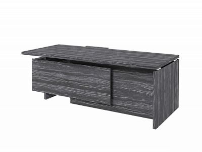 Стол с опорной тумбой FI-121R.DD Древесина Графит