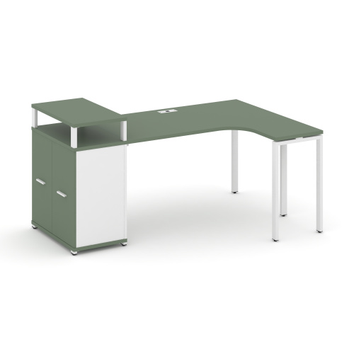 Стол эргономичный с опорным распашным шкафом Concept CN.SA-211(R)