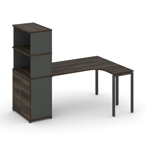Стол эргономичный с опорным распашным шкафом Concept CN.SA-215(R)