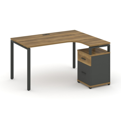 Стол эргономичный с опорной тумбой Concept CN.SA-306(R)