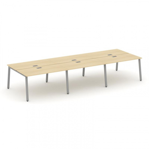 Style Project Рабочая станция 2-х сторон. SN-6A.DRS-062 Антрацит/Металл Белый 3540*1232*750 фото 5