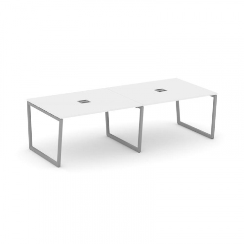 Style Project Стол переговорный SN-4T2.SPRG-043 Акация Лорка/Металл Антрацит/Заглушка Металл Антраци фото 15