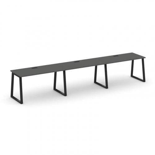 Style Project Рабочая станция 1 сторон. SN-6T1.ORS-032 Акация Лорка/Металл Антрацит/Заглушка Пластик фото 6