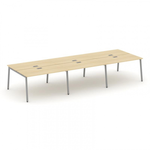 Style Project Рабочая станция 2-х сторон. SN-4A.DRS-074 Антрацит/Металл Антрацит 4740*1432*750 фото 13