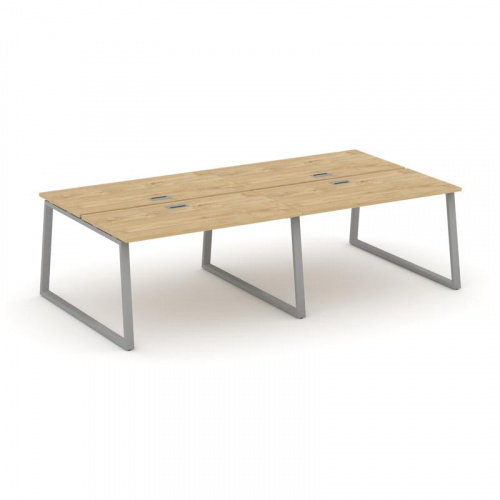 Style Project Рабочая станция 2-х сторон. SN-6T1.DRS-042 Акация Лорка/Металл Антрацит/Заглушка Пласт фото 2