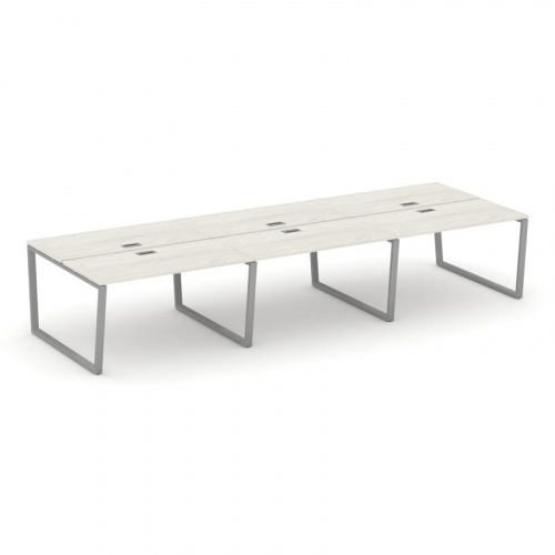 Style Project Рабочая станция 2-х сторон. SN-6T2.DRS-084 Акация Лорка/Металл Антрацит/Заглушка Пласт фото 12