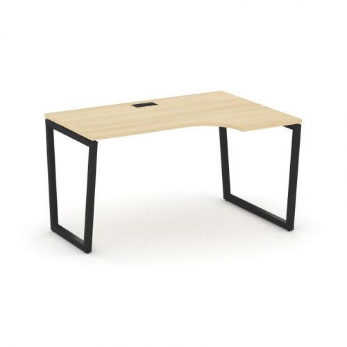 Style Project Стол рабочий эргоном. SN-4T2.SPA-011(R) Акация Лорка/Металл Антрацит/Заглушка Пластик фото 19