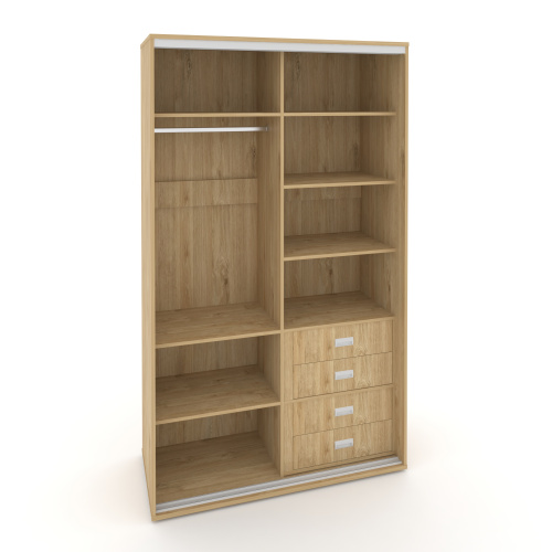 Корпус 2-х секционного шкафа высокого L=1700мм Maris SH.K2-7.1 K7 фото 3