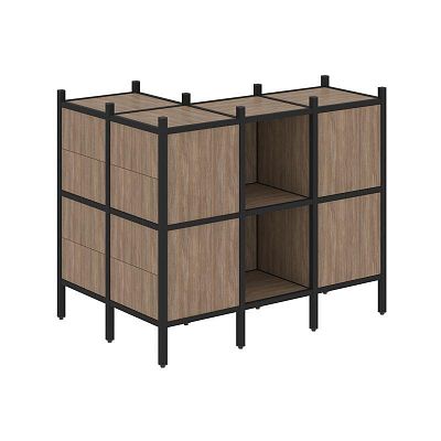 Стеллаж офисный угловой Loft VR.L-51