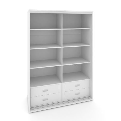 Корпус 2-х секционного шкафа низкого L=1600мм Maris SH.K2-6.2 K6 фото 2