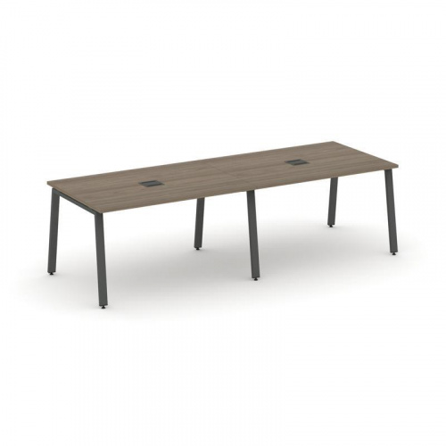 Style Project Стол переговорный SN-6A.SPRG-011 Дуб Табак/Металл Белый 1960*980*750 фото 25