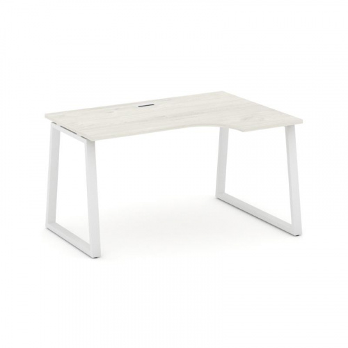 Style Project Стол рабочий эргоном. SN-6T1.SPA-022(R) Акация Лорка/Металл Антрацит/Заглушка Пластик фото 13