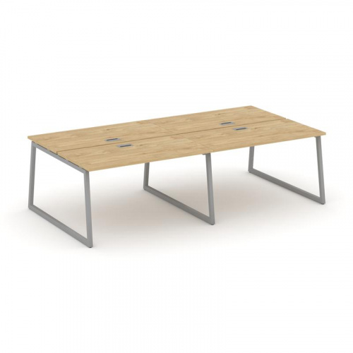 Style Project Рабочая станция 2-х сторон. SN-4T1.DRS-042 Акация Лорка/Металл Антрацит/Заглушка Пласт фото 2