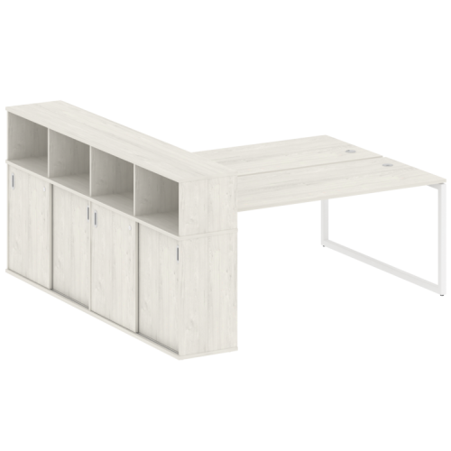 Бенч-система с шкафом-купе на О-обр. м/к Metal System Quattro 40БО.РС-СШК-4.5 фото 4 Бенч-система с шкафом-купе на О-обр. м/к Metal System Quattro 40БО.РС-СШК-4.5 фото 4