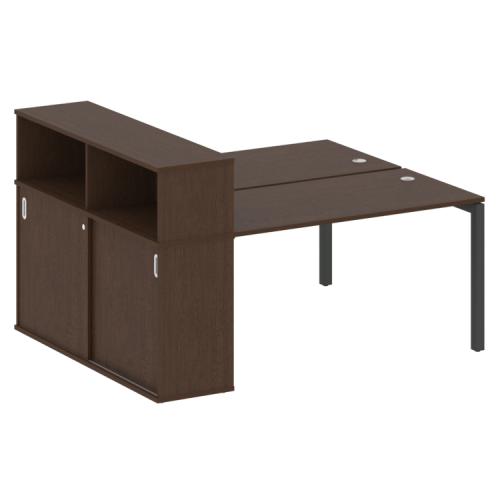 Бенч-система с шкафом-купе на П-обр. м/к Metal System Quattro 50БП.РС-СШК-2.3 фото 12