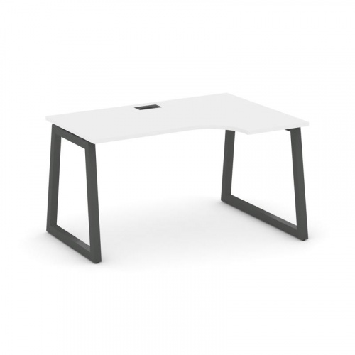 Style Project Стол рабочий эргоном. SN-5T1.SPA-021(R) Акация Лорка/Металл Антрацит/Заглушка Пластик фото 26