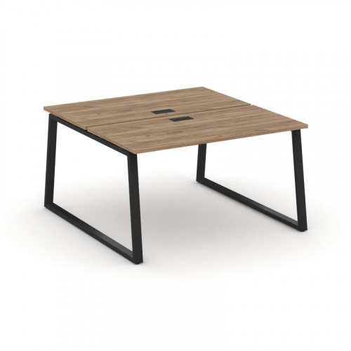 Style Project Рабочая станция 2-х сторон. SN-6T1.DRS-001 Акация Лорка/Металл Антрацит/Заглушка Пласт фото 7