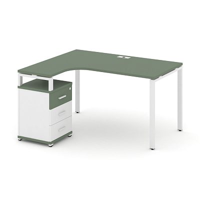 Стол эргономичный с опорной тумбой Concept CN.SA-307(L)