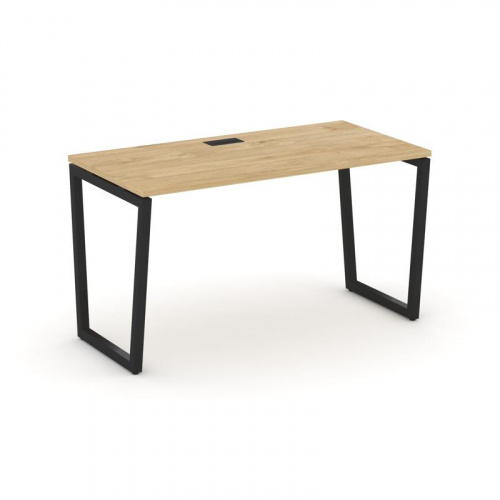 Style Project Стол письменный SN-4T2.SP-023 Акация Лорка/Металл Антрацит/Заглушка Пластик Черный 138 Style Project Стол письменный SN-4T2.SP-023 Акация Лорка/Металл Антрацит/Заглушка Пластик Черный 138