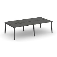 Style Project Рабочая станция 2-х сторон. SN-6A.DRS-054 Антрацит/Металл Антрацит 3160*1632*750