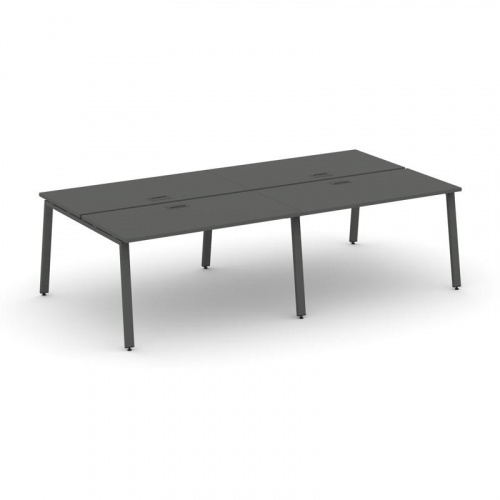 Style Project Рабочая станция 2-х сторон. SN-6A.DRS-032 Акация Лорка/Металл Белый 2360*1232*750 фото 18