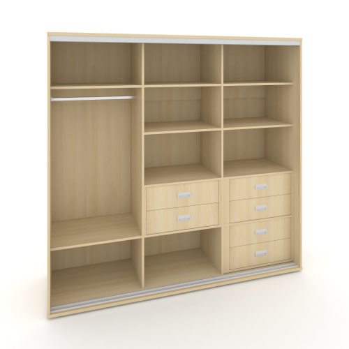 Корпус 3-х секционного шкафа низкого L=2369мм Maris SH.K3-6.2 K3 Корпус 3-х секционного шкафа низкого L=2369мм Maris SH.K3-6.2 K3