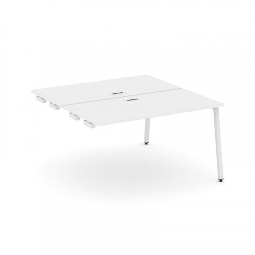 Style Project Стол-приставка к опор. элем. SN-4A.DPRS-004 Дуб Табак/Металл Белый 1580*1232*750 фото 22