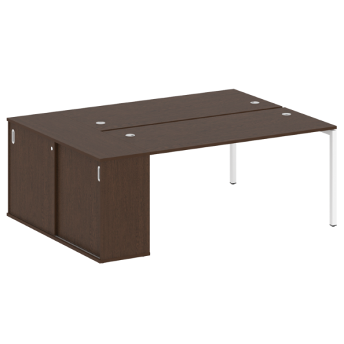 Бенч-система с шкафом-купе на П-обр. м/к Metal System Quattro 40БП.РС-СШК-1.4 фото 5