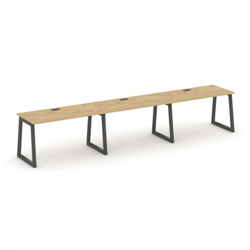 Style Project Рабочая станция 1 сторон. SN-5T1.ORS-033 Акация Лорка/Металл Антрацит/Заглушка Пластик фото 22