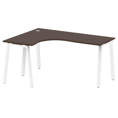 Стол офисный криволинейный Metal System БА.СА-4 (L) фото 6