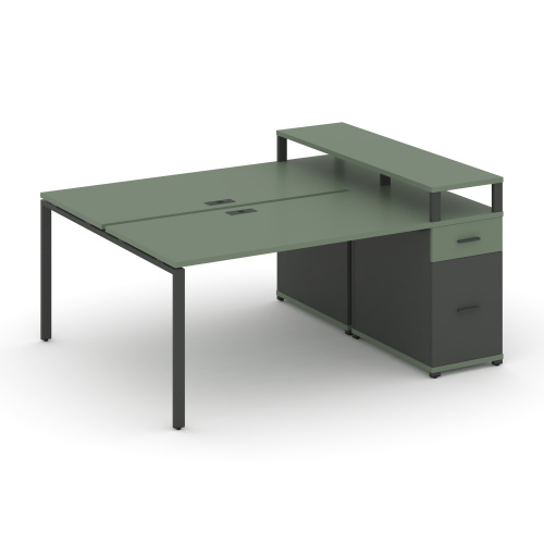 Бенч-система с 1 опорной тумбой Concept CN.DRS-413 фото 2