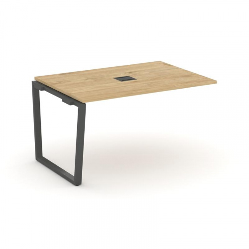 Style Project Проходной наб. элем. перег. стола SN-6T2.NSPRG-001 Акация Лорка/Металл Антрацит/Заглуш фото 22