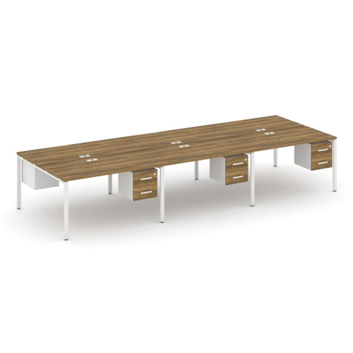 Бенч-система на 6 мест с подвесными тумбами Concept CN.DRS-155 фото 8