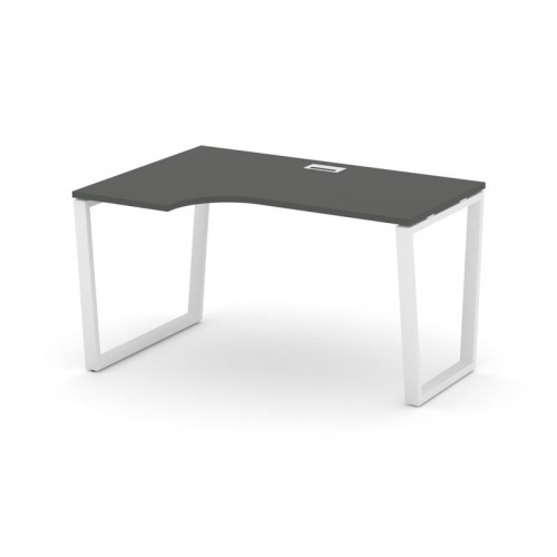 Style Project Стол рабочий эргоном. SN-6T2.SPA-021(L) Акация Лорка/Металл Антрацит/Заглушка Пластик фото 19