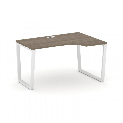 Style Project Стол рабочий эргоном. SN-6T2.SPA-021(R) Акация Лорка/Металл Антрацит/Заглушка Пластик фото 15