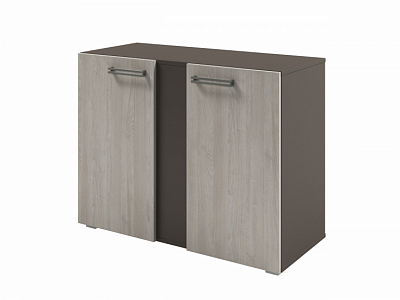 Шкаф низкий широкий с планкой D-75