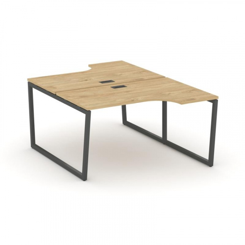 Style Project Рабочая станция эргоном. SN-4T2.DRPA-001 Акация Лорка/Металл Антрацит/Заглушка Пластик фото 22