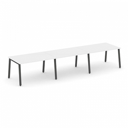 Style Project Стол переговорный SN-6A.SPRG-022.3 Белый/Металл Антрацит 3540*980*750
