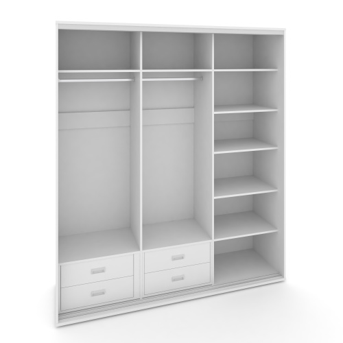 Корпус 3-х секционного шкафа высокого L=2369мм Maris SH.K3-6.1 K3 фото 5