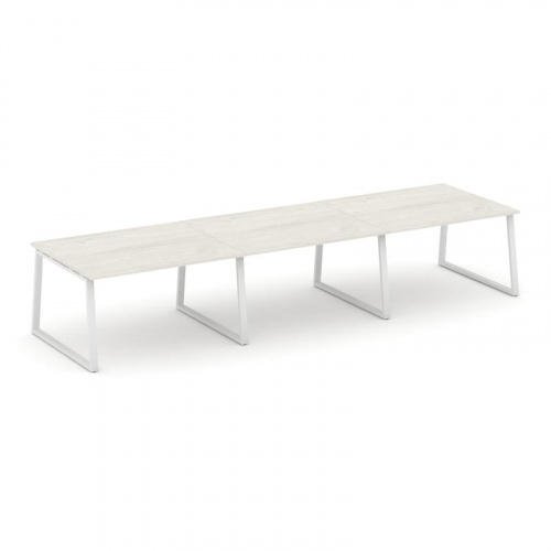 Style Project Стол переговорный SN-6T1.SPRG-053.3 Акация Лорка/Металл Антрацит 4140*1180*750 фото 14