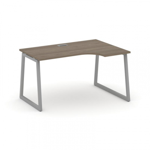 Style Project Стол рабочий эргоном. SN-4T1.SPA-012(R) Акация Лорка/Металл Антрацит/Заглушка Пластик фото 19