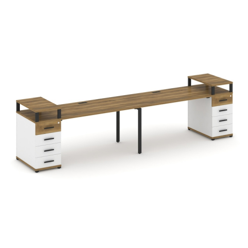 Бенч-система на 2 места с 2 опорными тумбами Concept CN.ORS-427 фото 7