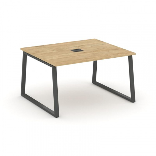 Style Project Стол переговорный SN-6T1.SPRG-033 Акация Лорка/Металл Антрацит/Заглушка Металл Антраци фото 10